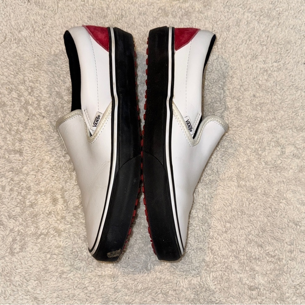 Vans Chris Cosentino Chef White Ultracush Slip-On Loafers Size 9 - Picture 6 of 8